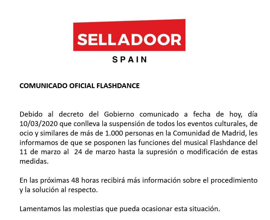 Comunicado oficial