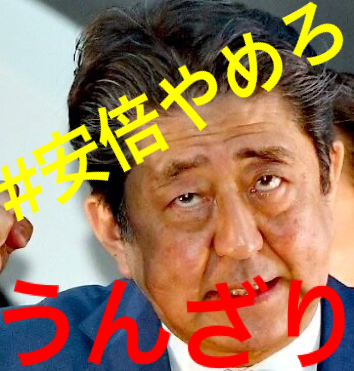 Michelle_3388's tweet photo. @wanpakuten #安倍やめろ #QuitAbe https://t.co/1CnLXrr8Vo