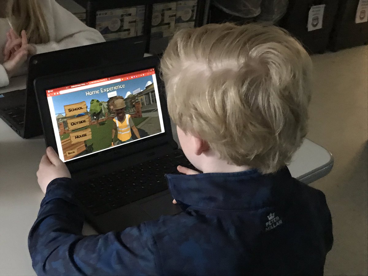 crestlineschool's tweet photo. Ms. Ferrarone’s 4th gr class loved testing Alabama Power’s new Power Play Video Game before its release. It was engaging &amp; fun. Thank you to our guests for allowing us this honor. @alabamapower https://t.co/CskepfMufL