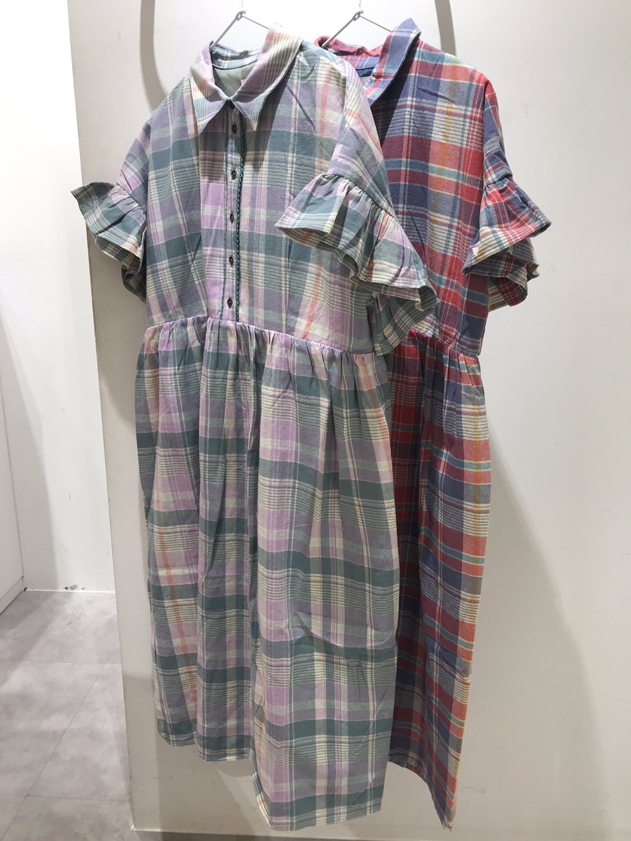 Merry Jenny 原宿店 新作アイテム チェックフリルスリーブワンピース グリーン ブルー 9 500 税抜 03 3470 1130 Merryjenny ラフォーレ原宿 Merry Jenny 原宿店 新作アイテム チェックフリルスリーブワンピース グリーン ブルー 9 500 税抜 03 3470 1130 Merryjenny ラフォーレ原宿