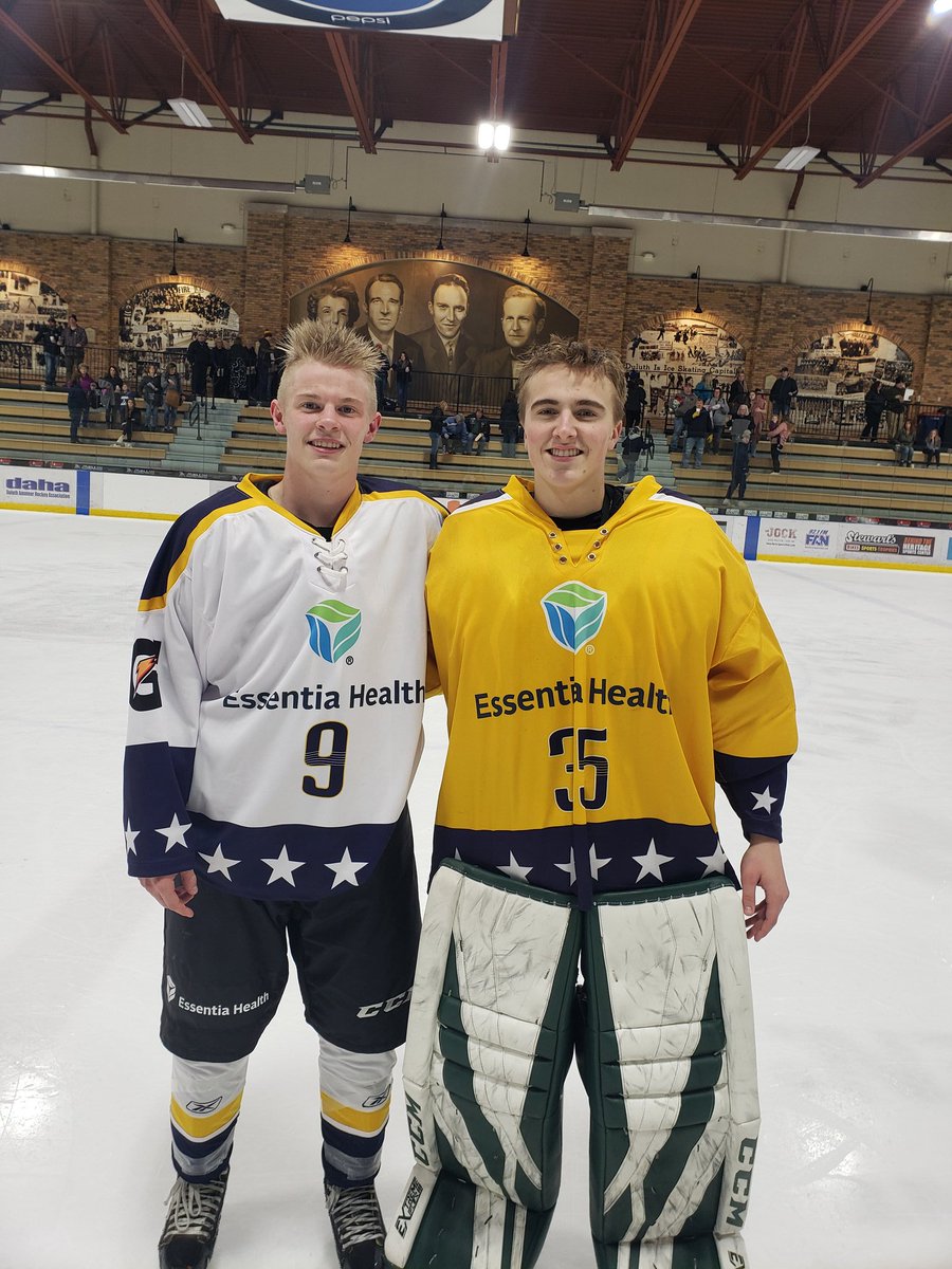 Congratulations to our Proctor Rails 2020 All-Star participants #9 Ben Harnell and #35 Cody Urie. Thank you for a great season and good luck in all you do. #railstrong.