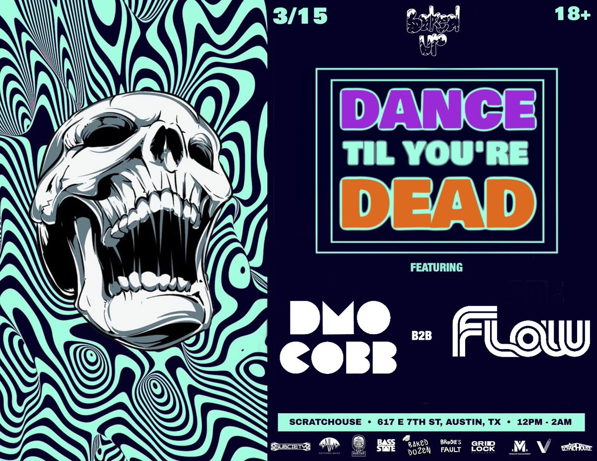 SanMartianProd's tweet photo. 4 MORE SLEEPS 
⬇️⬇️⬇️⬇️⬇️⬇️

3.15 | DANCE TIL YOU’RE DEAD

SPRANG BREAK W/ @DmoCobb B2B @Asshole_Cole 

LETS GOOOOO 🔥 https://t.co/K51ObRGOK1