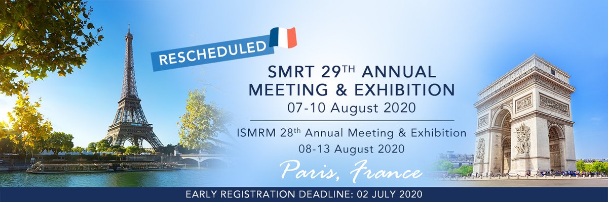 Read the latest statement regarding the 2020 annual meeting. Rescheduling to August 2020, Paris, France.

ismrm.org/20m/