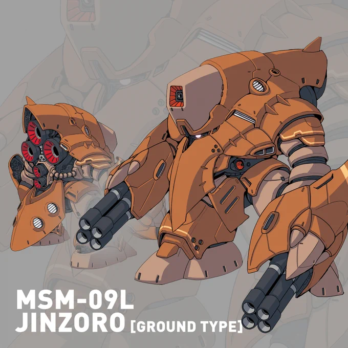 MSM-09L JINZORO [Ground Type] #mecha #メカ #robot #gundam #ガンダム #ジオン # 