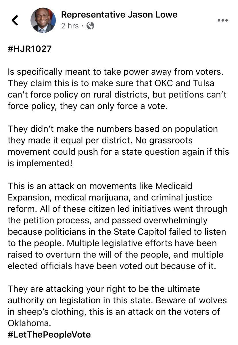ImagineOklahoma's tweet photo. OK legislators don’t like everyday Oklahomans getting things done when they won’t #ImagineThat https://t.co/OZwbHZKHWP