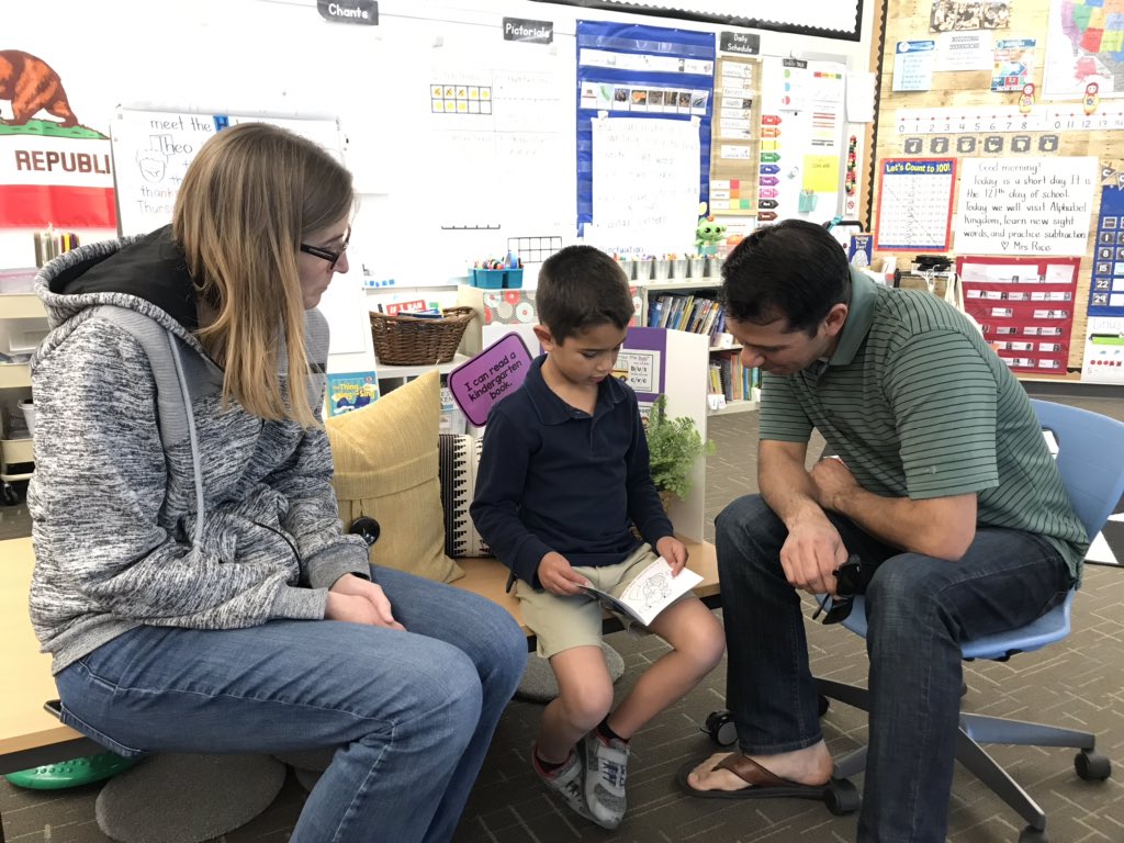 mrs_ricekinder's tweet image. Student led conferences in kindergarten make me so happy! It is incredible to reflect with families on how far their kinder has come this year! #WCSReflective