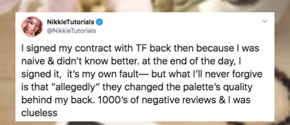 lishness1's tweet photo. Tell me again how @Jaclynhill is magically supposed to know everything about what a brand did to her palette when clearly brands pulling a bait-and-switch is nothing new &amp; just business as usual.  #leavejaclynalone https://t.co/tS6ZtQ890e