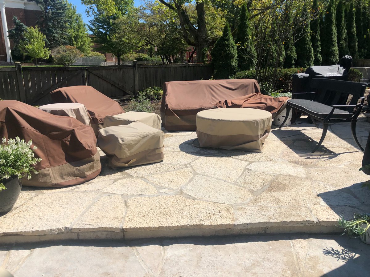 TotalPaving's tweet photo. What do you want your spring, summer and fall to look like? If you are dreaming of a gorgeous space to entertain outside, give us a call. Take a look at this stone patio in Glencoe we finished up last season. Call today! #totalpavingandbrick #totalpaving #glencoe #illinoispaving https://t.co/PAb353RHcH