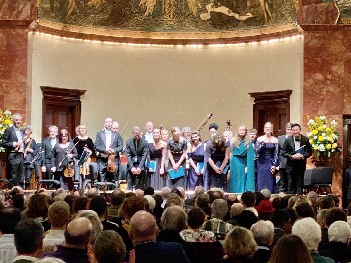 taliartwork's tweet photo. ⁦@wigmore_hall⁩ #londonhandleorchestra ⁦⁦@adrianbutterfi5⁩ #handlel Glorious music by Handel
To celebrate T royal marriages 
Of AnnT daughter of George T 2nd  to William of Orange! A very rarely preformed piece!We were lucky to listen to a 1 class 
Performance❗️ https://t.co/hnAEHLkRkV