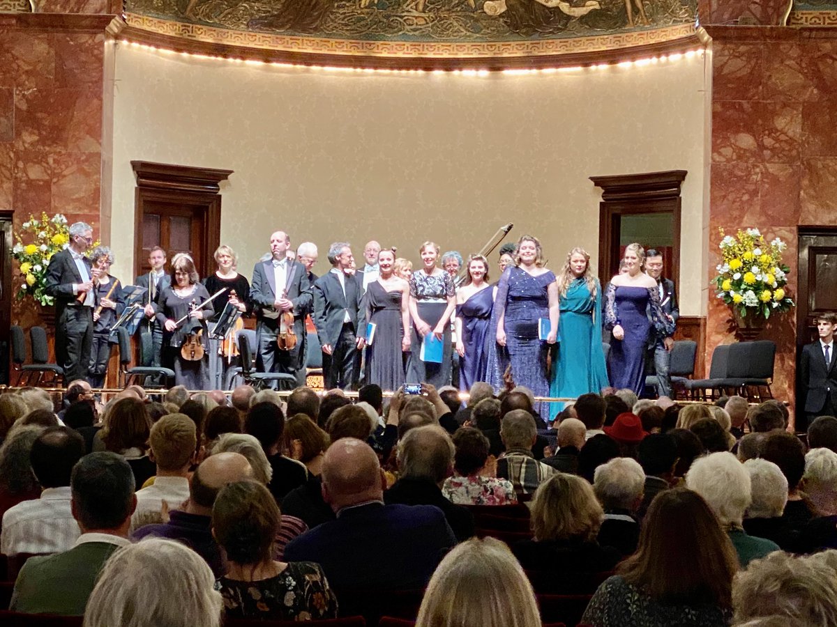 taliartwork's tweet photo. ⁦@wigmore_hall⁩ #londonhandleorchestra ⁦⁦@adrianbutterfi5⁩ #handlel Glorious music by Handel
To celebrate T royal marriages 
Of AnnT daughter of George T 2nd  to William of Orange! A very rarely preformed piece!We were lucky to listen to a 1 class 
Performance❗️ https://t.co/hnAEHLkRkV