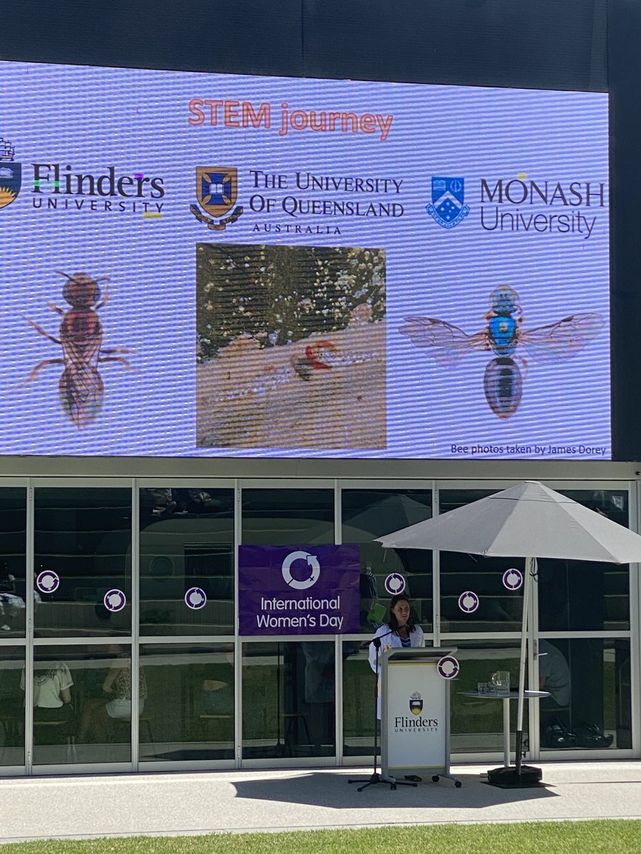 Very inspiring talk by ⁦@salty_daSilva⁩ ⁦<a href="/Flinders/">Flinders University</a>CSE⁩ #EqualforEqual #IWD2020 at lab coat challenge event @Flinders. Great to see our Flinders alumni doing so well.