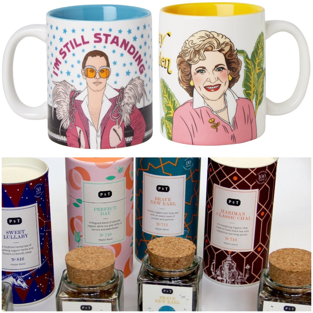 The perfect way to start your day. A cup of tea with your favorite Golden Girl or Rocket Man.
At the #FIDMMUSEUMSHOP in #DTLA at the #FIDMMUSEUM at #FIDM