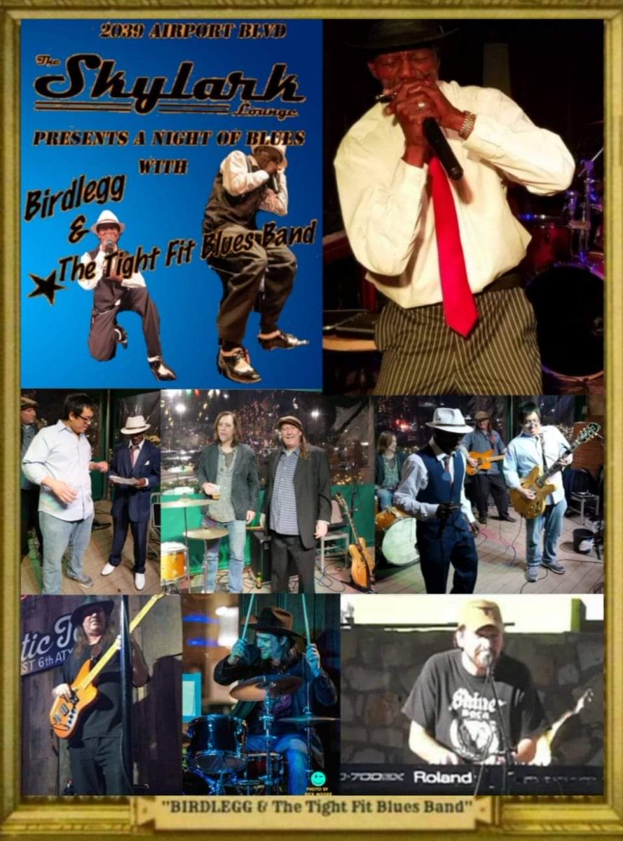 ATTENTION:  FANS OF THE BLUES

SATURDAY, 14th MARCH 2020, BIRDLEGG is performing with his TIGHT FIT BLUES BAND at Austin's highly acclaimed, &amp; award winning
The Skylark Lounge 2039 Airport Blvd, Austin, TX
Showtime 10pm - midnight
See more of Birdlegg 
countrybandstand.com/birdlegg.html