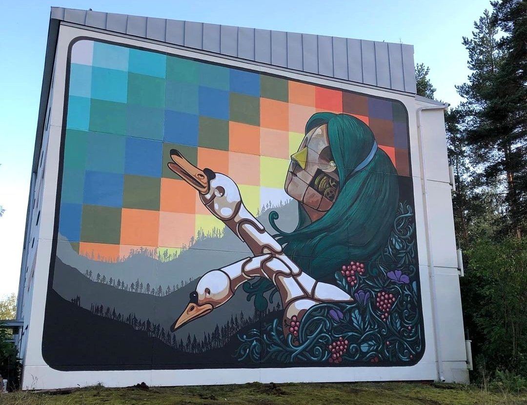 MolinaStreetArt's tweet photo. 'Winter is coming. Time to migrate again' by Italian Pixel Pancho for Upeart 2019 in Espoo, Finland
#pixelpancho #upeart2019 #upeart #espoo #finland #espoostreetart #mural #graffiti #streetart
📷 via https://t.co/ML87wkUfsj (@brababella) | https://t.co/P3DT1Fn0Zm https://t.co/QNpvvIFZje