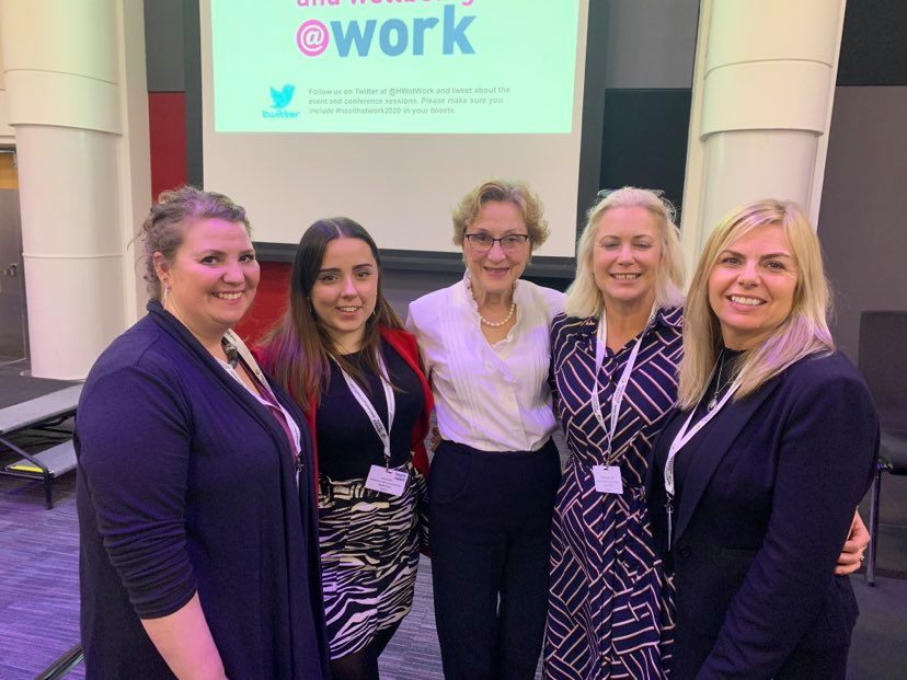 PlussInspires's tweet photo. Our fabulous team are at the Health and Wellbeing at Work conference in #Birmingham spreading the word about how we're empowering people in work, life and wellbeing! #disabilityconfident #nooneleftbehind #HWatWork2020 https://t.co/BZX4mFW9xT