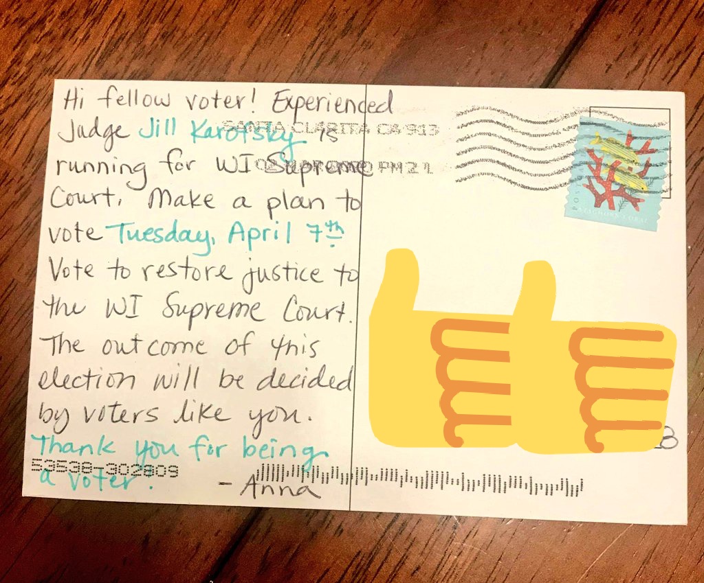 SalViRegina's tweet photo. @DemocratWit #PTVinthewild! Received by my cousin a few days ago, who said she was so impressed by it, she almost wants to frame it and more importantly, it makes her want to vote! Feel free to share on FB, too ๐๐๐ผ #JillForJustice https://t.co/OTQYtgOfG5