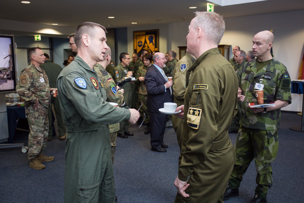 Tillbaka i Sverige efter mitt första deltagande i NATO AIR CHIEF SYMPOSIUM. Två dagar fyllda med mycket intressanta diskussioner och föreläsningar. Det svenska flygvapnet ligger långt fram,  såväl i förmåga som interoperbilitet, om man hänför med många andra europeiska Flygvapen.