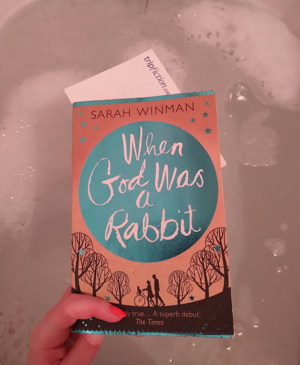 smbslt's tweet photo. #Scotland is friggin freezing nice to be back #home my own #bath #bubbles #book tomorrow Luna Boona will be back, Cannot wait, missed her wee paws 😻
#reading #WhenGodWasARabbit by #author #SarahWinman sank half of this on the plane. Not what I was expecting. #tripfiction https://t.co/DCWp8wd6EE