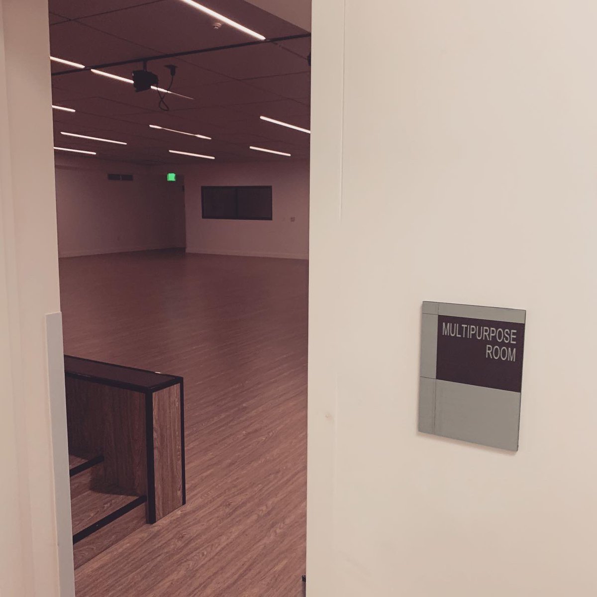 agbupac's tweet photo. Have you seen our multipurpose room yet? Great for rehearsals, smaller performances and events! Also the perfect space to avoid this week of rain. https://t.co/BR4UYDu1tI