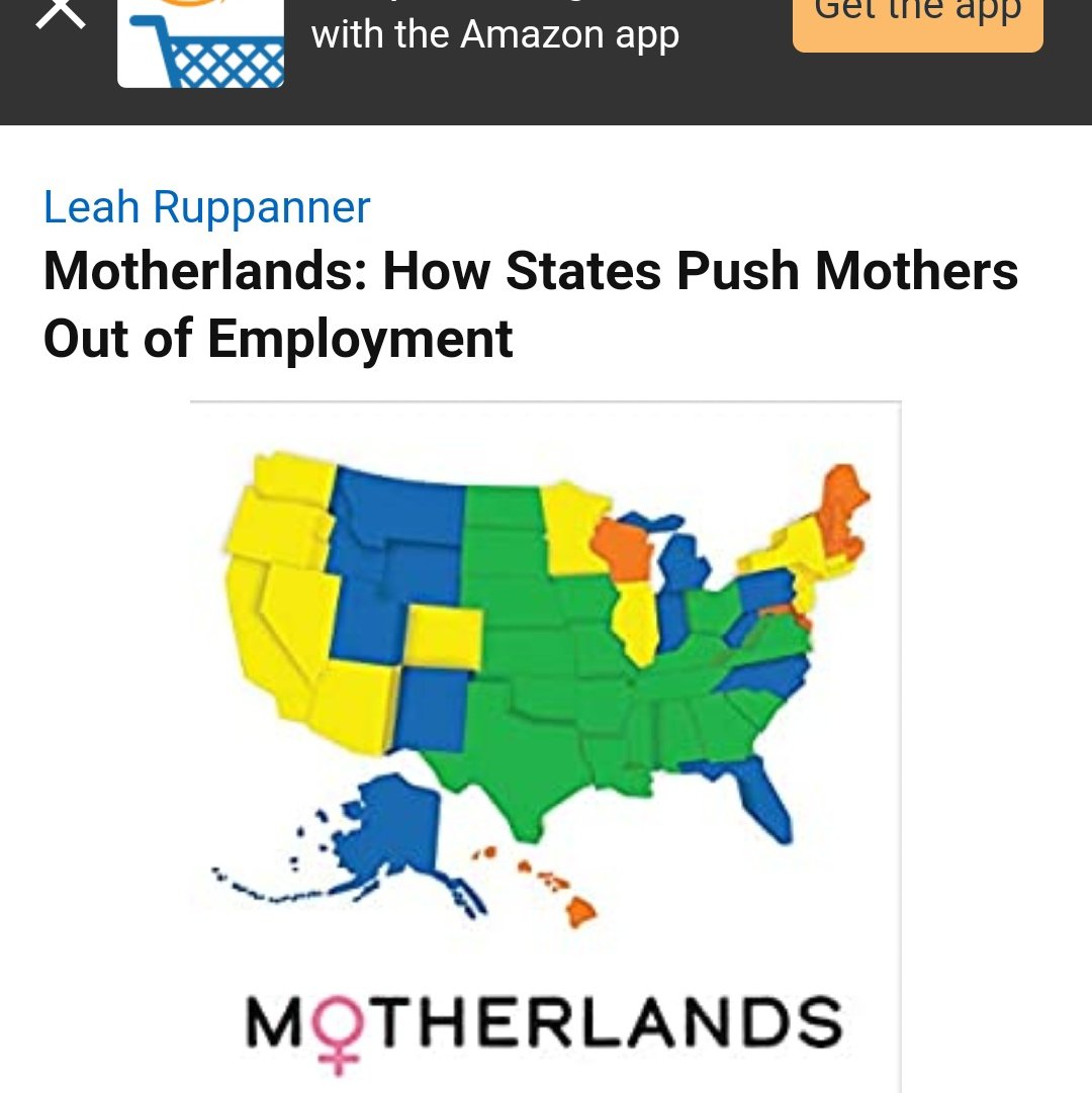 leahruppanner's tweet photo. Friends!

My book showing which U.S. states have the best gender and family policies is coming out in September.

But look!!

It is already on the Amazon website.

Made my life 

❤️❤️❤️❤️❤️❤️❤️❤️❤️❤️ https://t.co/slY7MG4bc8