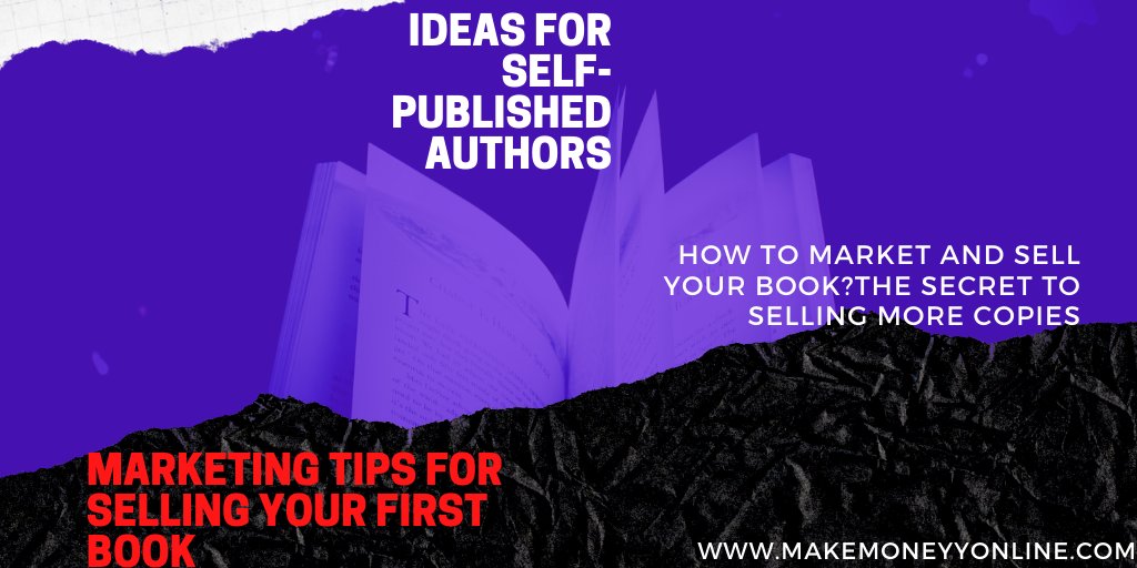 myblogguest's tweet image. How do you market your first book?Secret to Selling More Copies makemoneyyonline.com/marketing-tips… RT @MakeMoneyIsArt