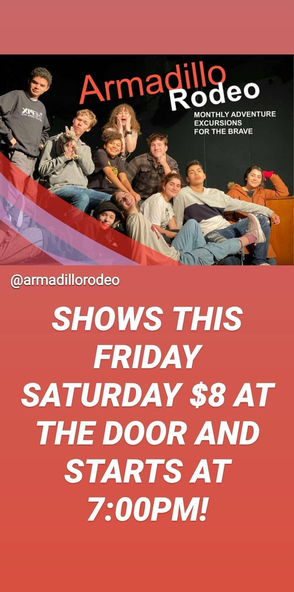 ArmadilloRodeo1's tweet photo. SHOWS SHOWS SHOWS https://t.co/S6W3rK853Y