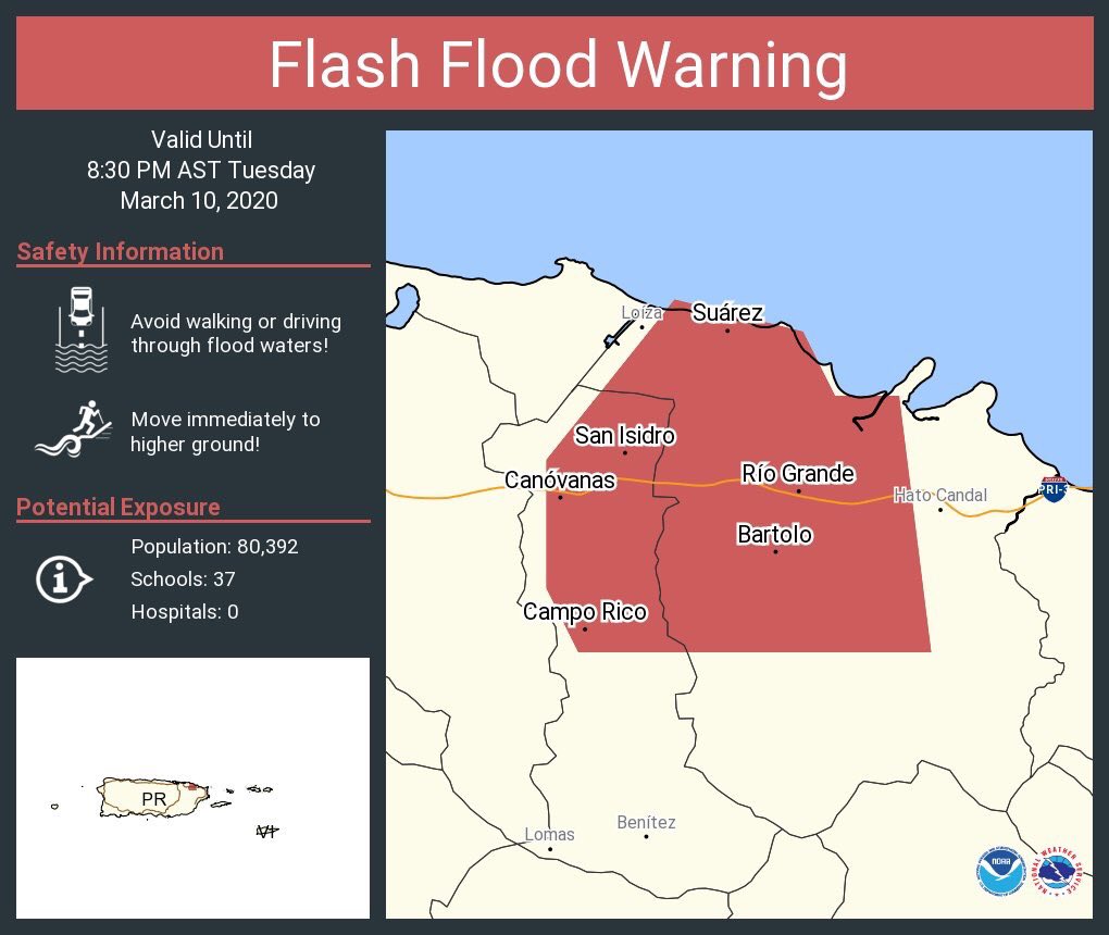 Alertas Meteorológicas PR / RD tweet media