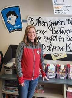 Mrs. Jenny Herold will be awarded the Indiana University Armstrong Teacher Award at a banquet in Bloomington on April 2nd. Dr. Hendrix, our Superintendent of Schools, and Mrs. Bevil will join her as she receives her award.