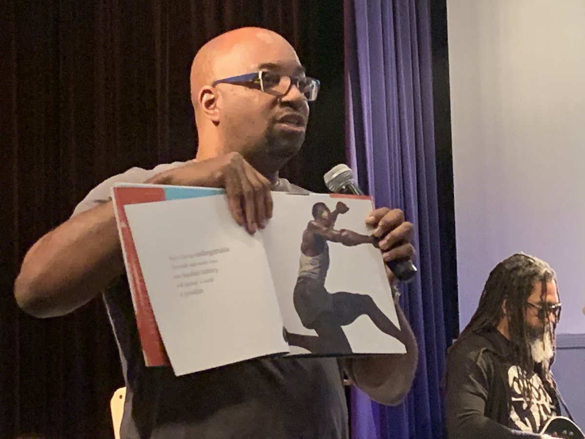 Heather93640170's tweet photo. Thank you so much @DrCBishop for inviting my 4th grade CBC students to see @kwamealexander .
@write2bliterate @fanninmt https://t.co/1oeCZWiKDD