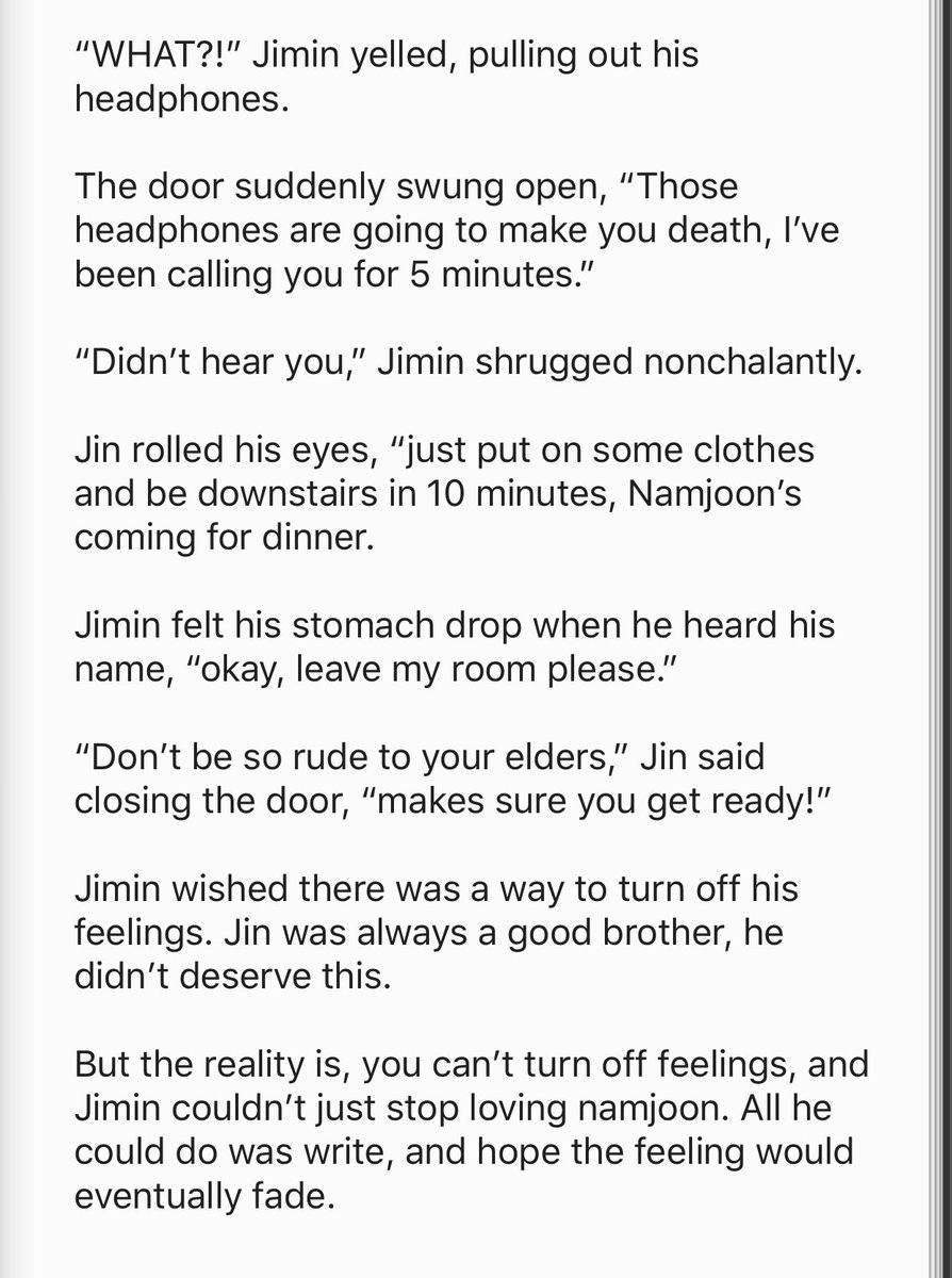 1. one week before the first day of senior year, jimin writes his 5th letter.  #vminau