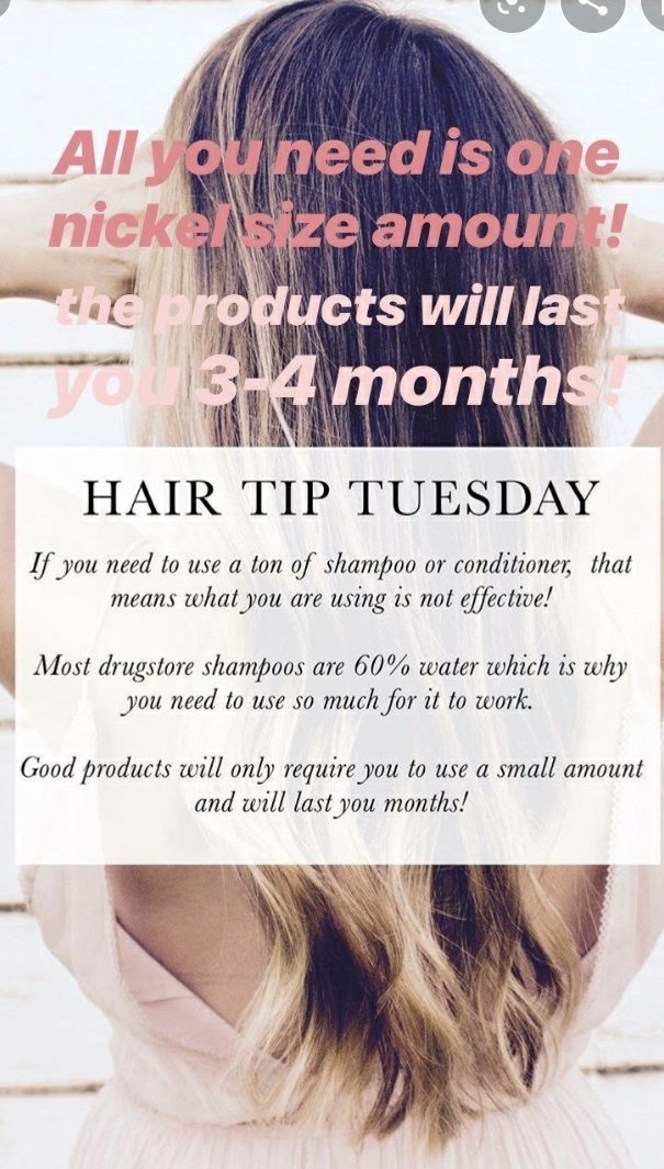 How long does your shampoo last! And us it full of volume,  shine and healthy looking!! Ask me how your hair can look this vibrant!!