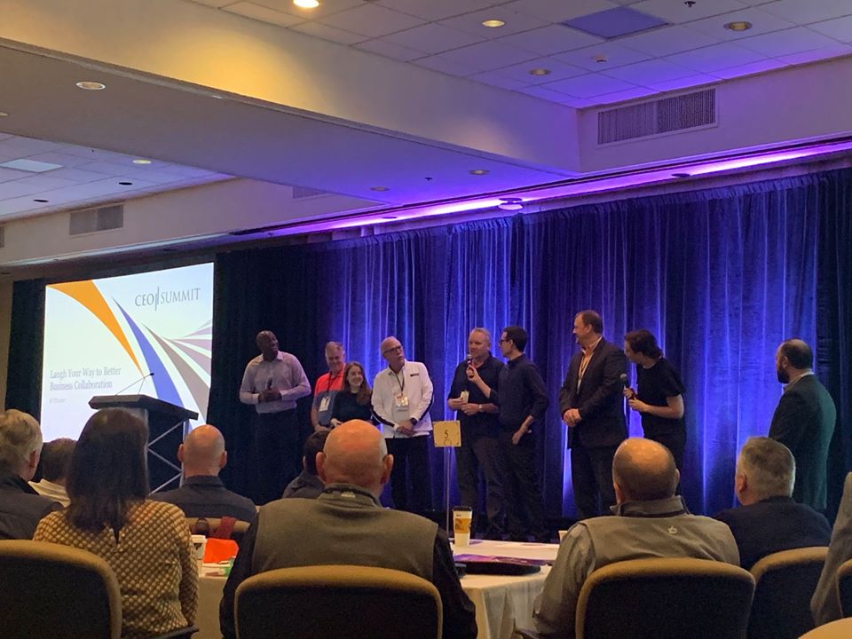 WeAreBrandChain's tweet photo. Thank you @iochicago for leading our brave #CEO20 attendees through an amazing session this morning on better business collaboration. And thank you to everyone who participated! There's more fun to come. https://t.co/8313SrZTuy
