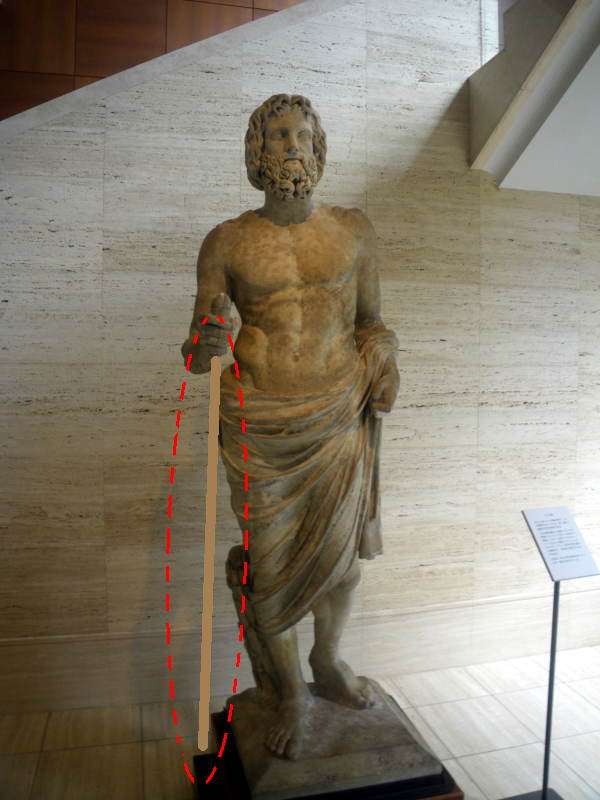 ざんのじ むしまろ 男のアレが出品されています 出展されてます 東京 白金台の 松岡美術館 のゼウス像 以前は 王杖か巻物を持っていたが現在は失われている 現在 所蔵作品の修復調査 設備点検のため長期休館中 T Co M5rwdlm2fk