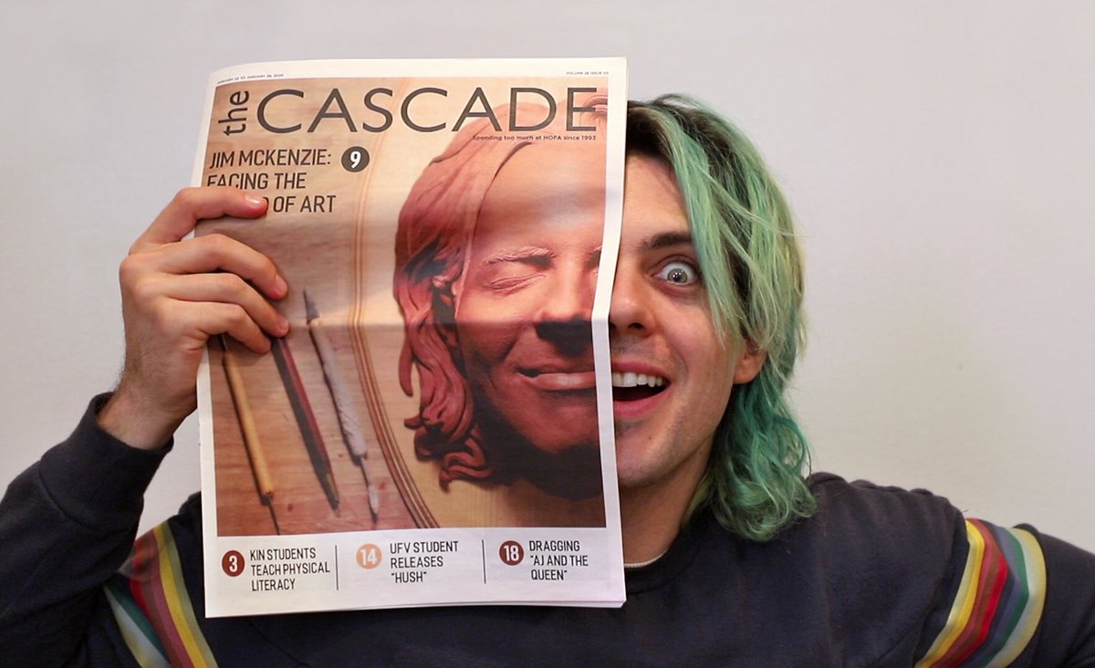 JimmyMcKenzie's tweet photo. Mamma mia I'm a newspaper!
Thanks for the feature #TheCascade https://t.co/QnsBANfmKk