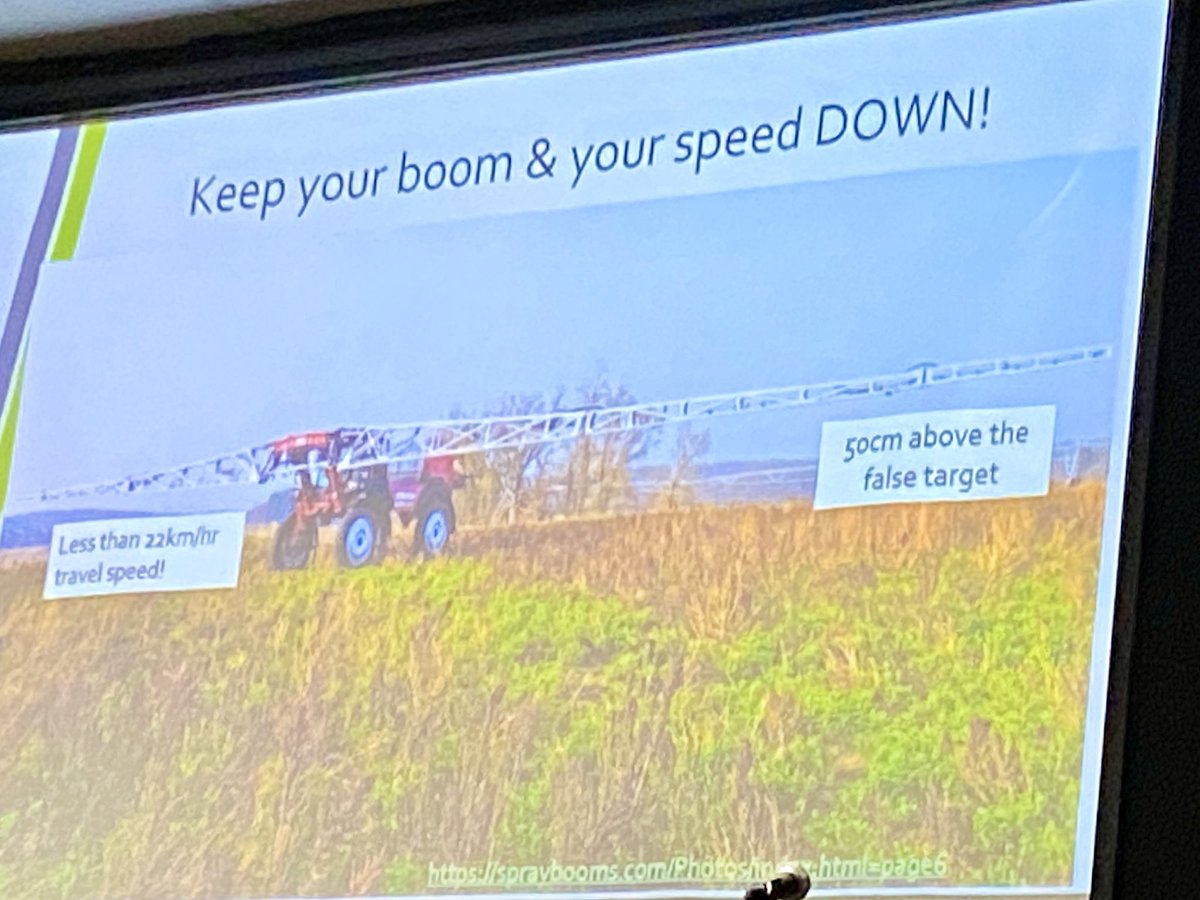 DavidEvans_59's tweet image. @CraigDavis_Agro delivers a timely reminder to growers on best practice spraying to avoid drift &amp;amp; maximise chemical effectiveness. @HartFieldDay @GrainGrowersLtd