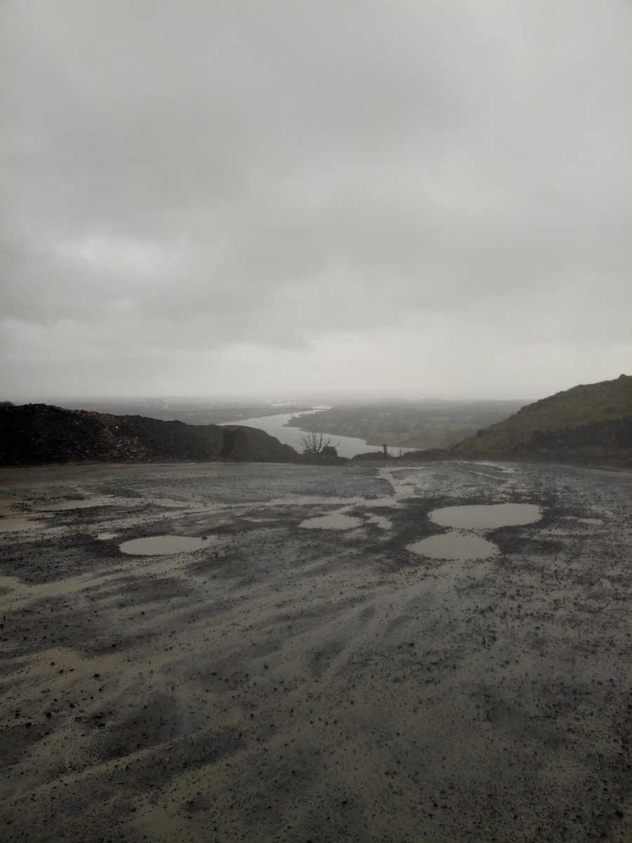 Pamela Clifford on Twitter "Very wet site visit to Sheephill Quarry