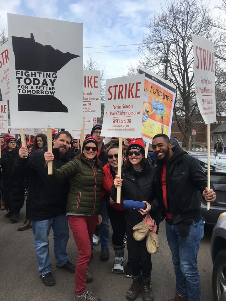 actofdelusion's tweet photo. mom striking for more mental health professionals, multilingual and special ed teachers in the schools/district that raised me 🥺 absolutely addicted to seeing it #sppsstrike https://t.co/qNBISapf1S