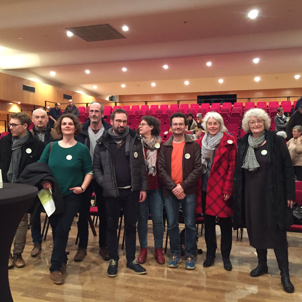 Nous étions 9 de la liste <a href="/LavalEcoloSolid/">Laval Ecologique et Solidaire</a> venus soutenir <a href="/BonchampEnsembl/">BONCHAMP ENSEMBLE</a> Nous ne serons jamais trop à #Laval Agglomération pour mettre en œuvre les engagements écologistes et solidaires. #eymonlaval