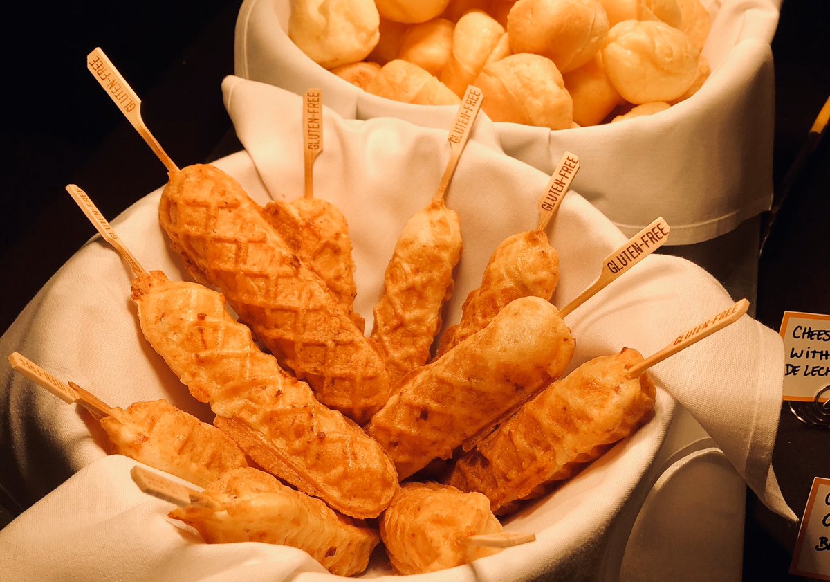 EdmontonChamber's tweet photo. And just think, these are only a couple samplings of the over 35 culinary creations featured at tonight’s Taste of the Chamber presented by @ABbluecross! #ECCconnect #yegeats #yegfood https://t.co/UaEaOrt7zZ