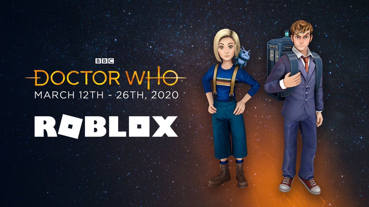 Bloxy News On Twitter The Doctorwho X Roblox Event Has Been Confirmed To Be Starting This Thursday The Image Below Was Posted Early By The Doctor Who Facebook Page Https T Co I6breyxwyq - roblox bloxy event 2020