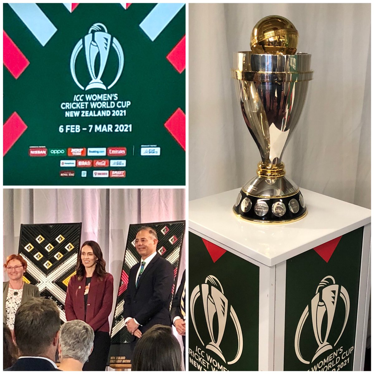 walkshorts's tweet image. Exciting to be at the official launch of the women’s 2021 @cricketworldcup match schedule at the @BasinReserve this morning in @Wellington_NZ . Cool match up on 13 Feb next year when the White Ferns play Australia at the Basin.