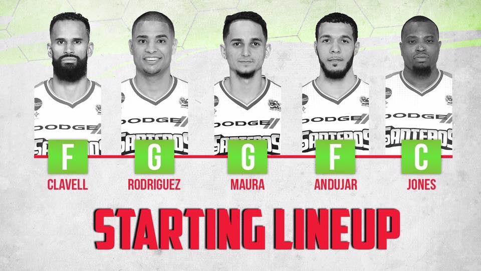🗣 Starting 5 para la noche de hoy 🔥

🔍 KJ MAURA (G)
💰 J-ROD (G)
🔒 Emmy Andujar (F)
🛑 Gilberto Clavell (F)
🔚 Joseph Jones (C)

Transmisión Radial
📻 WABA 850am