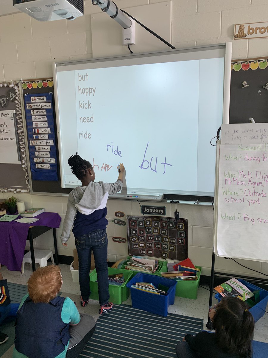 Ms_K_Grade1's tweet photo. Working on writing our word wall words (WWW) https://t.co/dJyGsdHraq