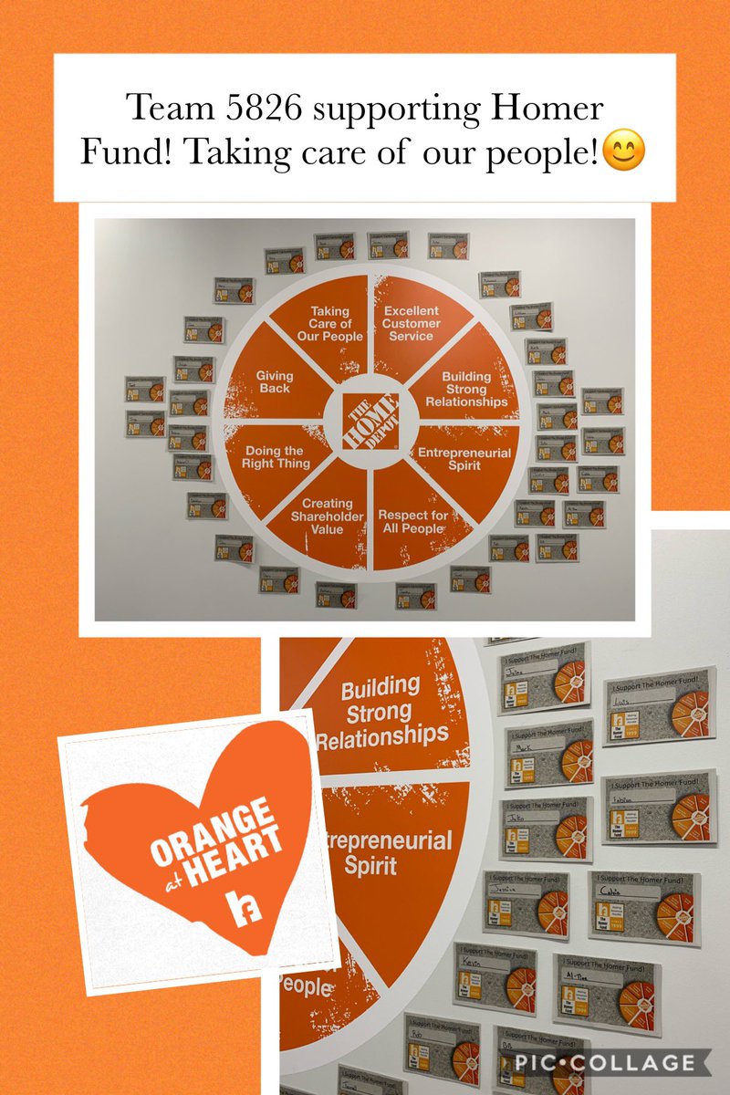 #onesupplychain #orangeatheart        1 team, supporting homer fund @5826Mdo @McVeighTHD @jenny_helme @kellygirlthd @Mcgalec99