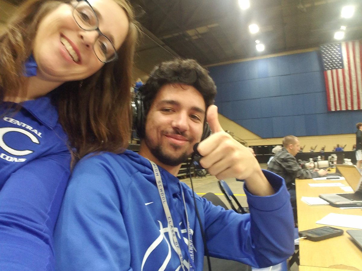 Kyle Gutshall on the mic tonight!  #proud2bfalcons #StayGolden