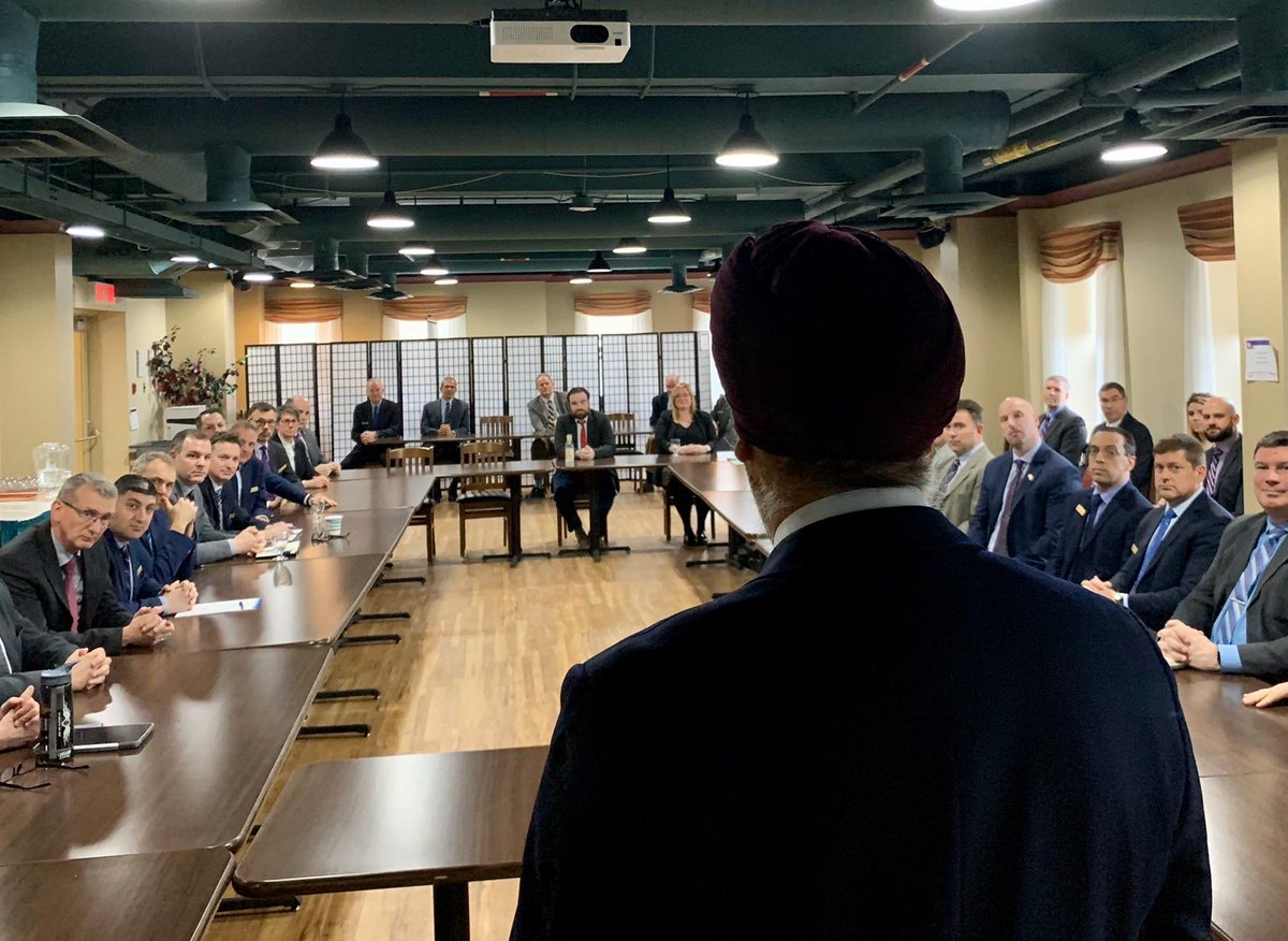 HarjitSajjan's tweet photo. Our National Security Program brings together our future leaders in the @CanadianForces, public service, private sector, and international partners to ensure Canada remains secure at home and abroad. https://t.co/j2fBv8n0ot
