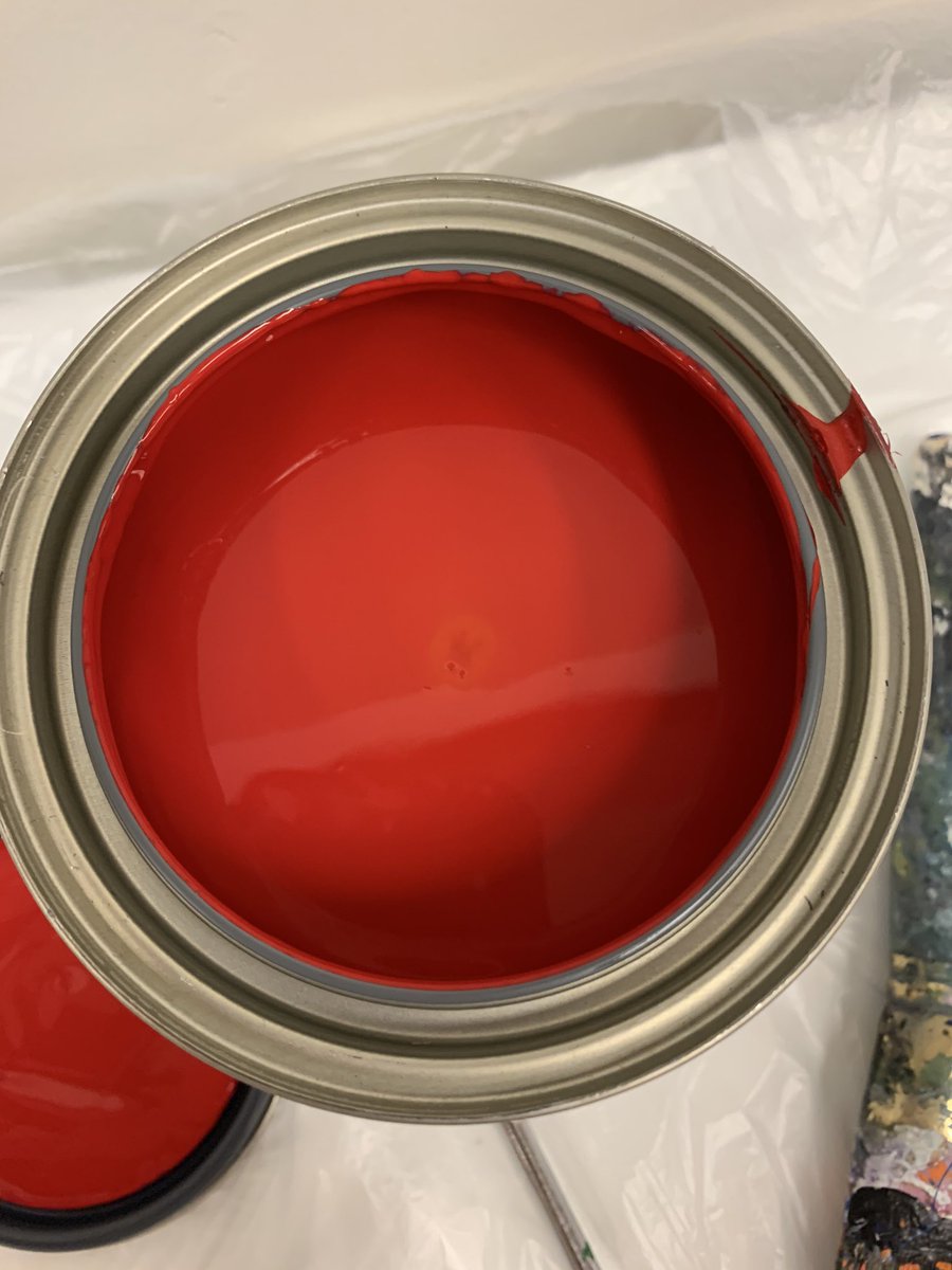 TBradleyMurals's tweet photo. My favorite red is #SherwinWilliams Primary Red!!! The @pershingchoir1 @PershingPandas is getting getting an impact wall. You can see today’s progress from the basecoat to the beginning of the details! ❤️🎶 ❤️ 🐼 https://t.co/CZSvoGKxIp