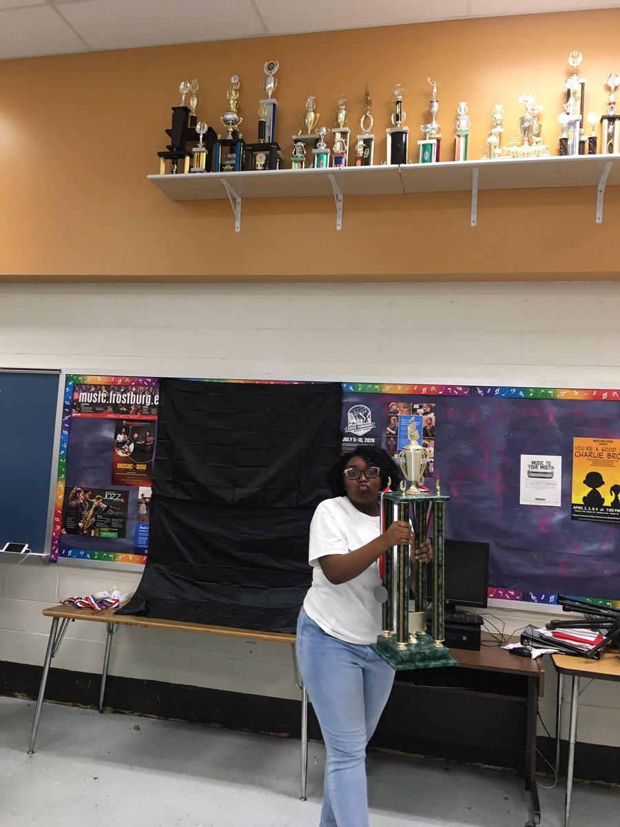 Today Meade IB Senior Percussionist Chris Jensen completed his CAS project: preserving MHS Music History!
With his dedicated team, Chris cleaned, catalogued, photographed, and ordered 224 awards! #AACPSAwesome work, Chris &amp; Friends!
 <a href="/MeadeIB/">MeadeIB</a> <a href="/MusicAACPS/">MusicAACPS</a> <a href="/FredlriversF/">Dr. Frederick Rivers</a>