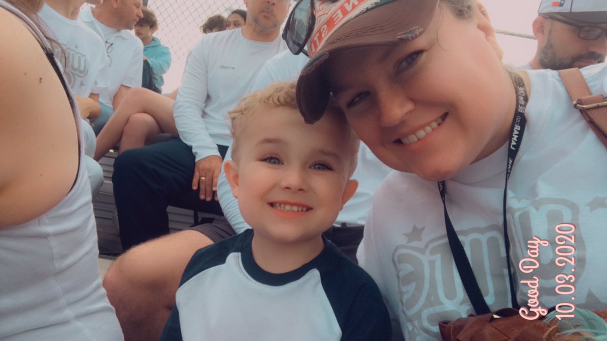 Mrs_Meyerlcisd's tweet photo. Ready to honor a young soul and watch my kids play some ball. #RIPSam #LCISDStrong #WhiteOut #PTN https://t.co/b9i8QeWVvn
