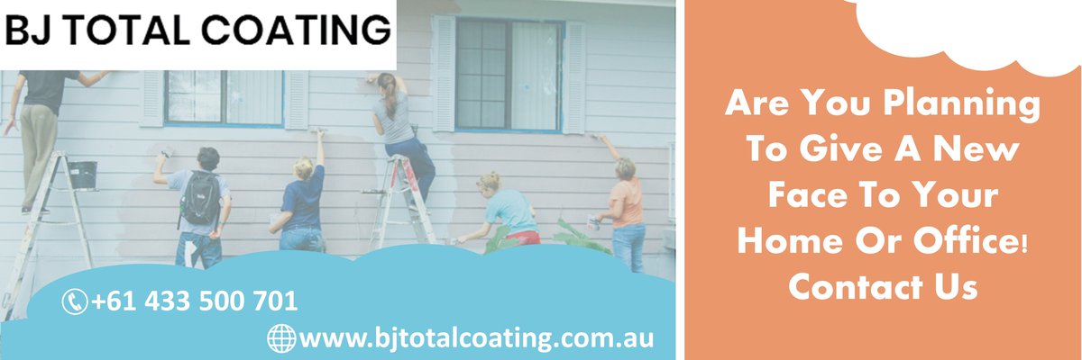 bjtotalcoating's tweet photo. Bj Total Coating professionals are capable to help you in such situations. Once you decide to paint your home, office or apartment, just dial us. We will reach there quickly and help you.

Visit: https://t.co/jqPuhdZCNi

#spraypaintingservices
#homedecorsydney https://t.co/URgH9EWAjv